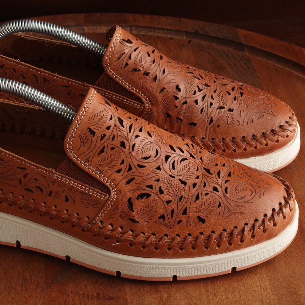 Pikolinos Loafers Womens SZ EU 38 US 7.5-8 Brown Tenerife Slip On Comfort Shoes - Picture 6 of 14